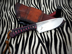 JN handmade skinner knife S12b