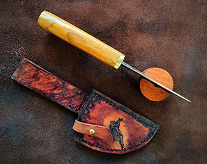 JN handmade skinner knife S17d