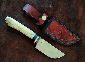 JN handmade skinner knife S19c