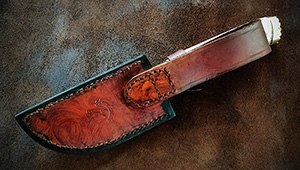 JN handmade skinner knife S19g