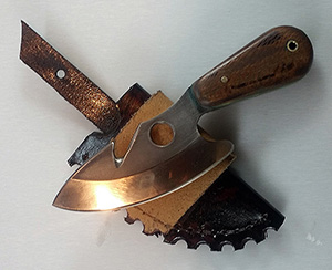 JN handmade skinner knife S7b