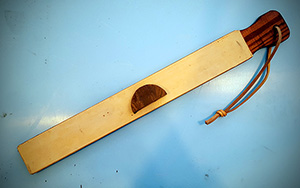 JN coramella di pelle fatta a mano 45cm lunga