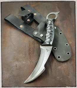 JN handmade carambit knife T10a