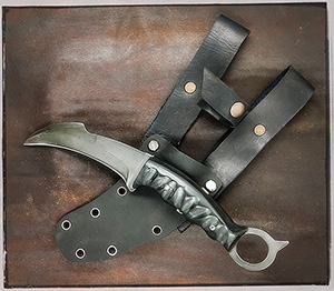 JN Coltello Karambit fatto a mano T10d