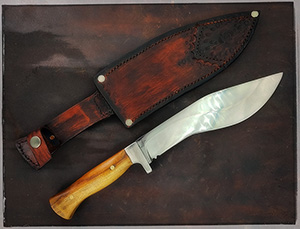 JN Coltello kukri fatto a mano T20c