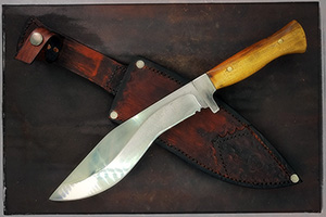 JN Coltello kukri fatto a mano T20d