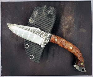 JN Coltello Fighter fatto a mano T30d