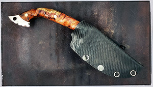 JN Coltello Fighter fatto a mano T30g