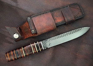 JN Coltello tattico fatto a mano T33c