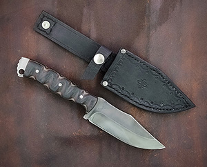 JN Coltello fighter fatto a mano T34c
