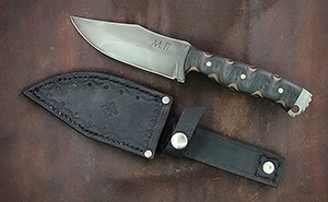 JN Coltello fighter fatto a mano T34d
