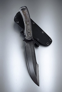 JN Coltello fighter fatto a mano T35a