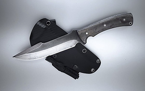 JN Coltello fighter fatto a mano T35d