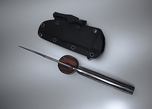 JN Coltello fighter fatto a mano T35e