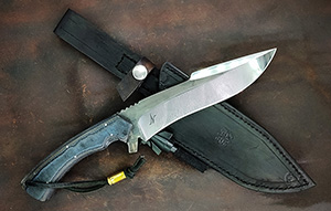 JN Coltello fighter fatto a mano T36b