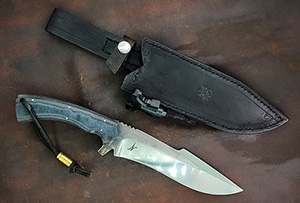 JN Coltello fighter fatto a mano T36c
