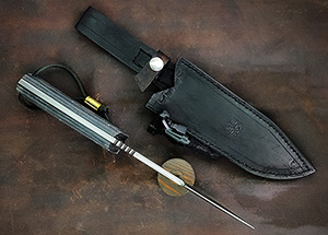 JN Coltello fighter fatto a mano T36f