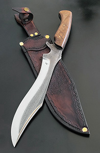 JN Coltello kukri fatto a mano T41a