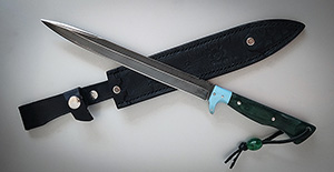 JN Coltello Fighter fatto a mano T47d