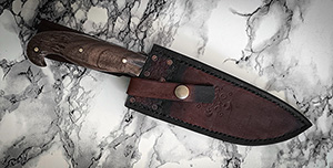 JN Coltello fighter fatto a mano T48f