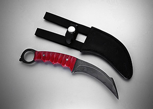 JN Coltello Karambit fatto a mano T3c